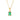 Emme Emerald Green CZ Pendant Necklace