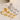 Hammered Drop Earrings - Gold or Silver