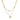 Layered Heart Pendant Gold Necklace