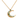 Turquoise Moon Pendant Necklace